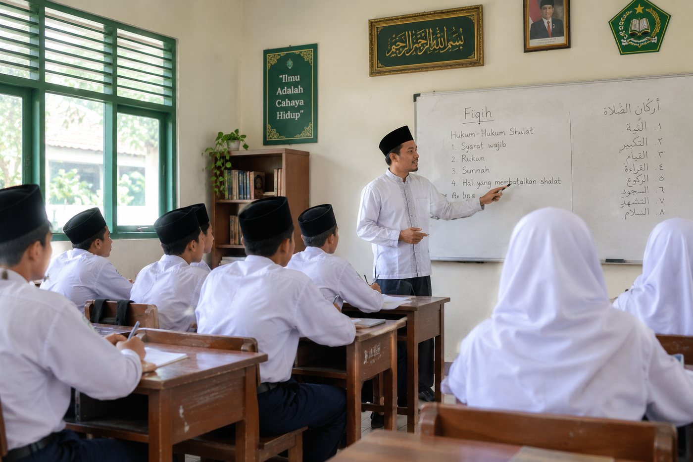 Kegiatan belajar mengajar di MAN 1 Aceh Tamiang
